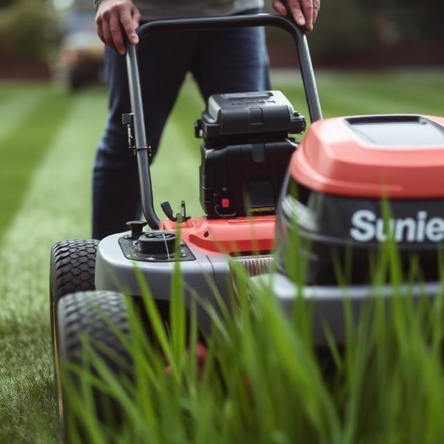Austin landscaping crew assessing residential property for free quote