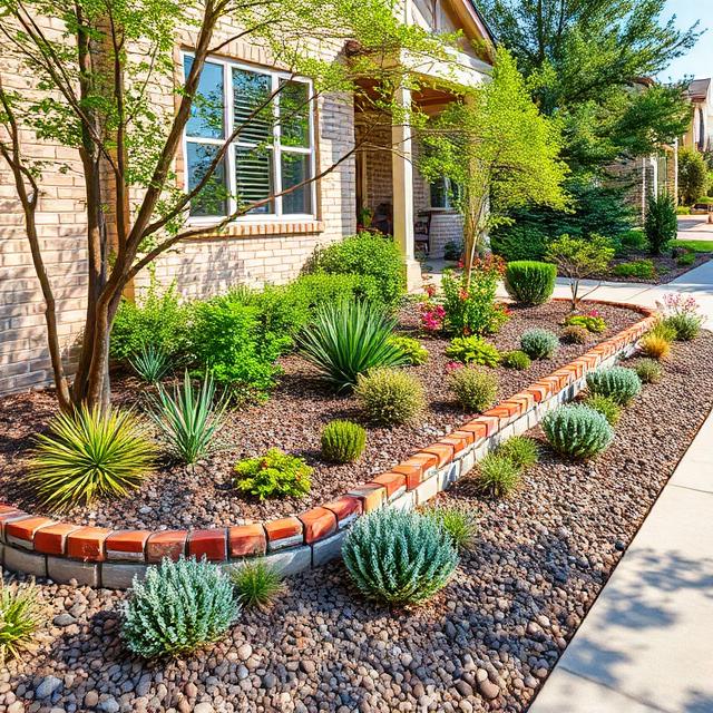 Custom landscape design plan review in Central Texas yard