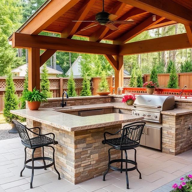 Hardscape patio and fire pit installation Austin service area