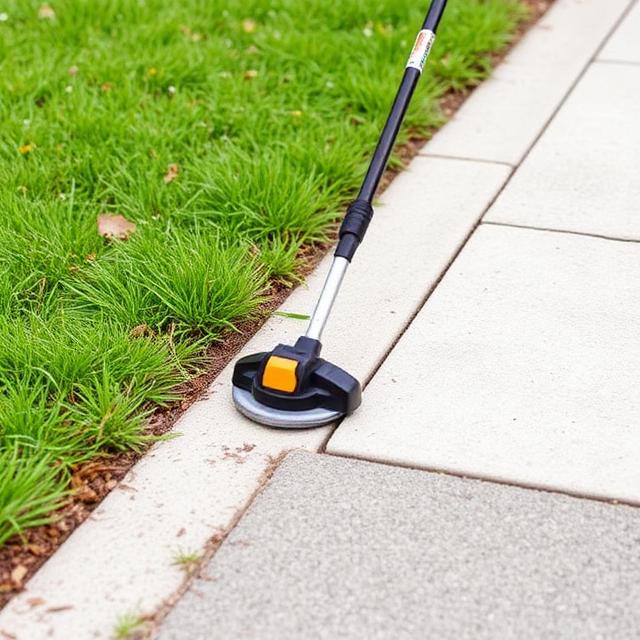 Lawn mowing crew and equipment servicing Austin neighborhood